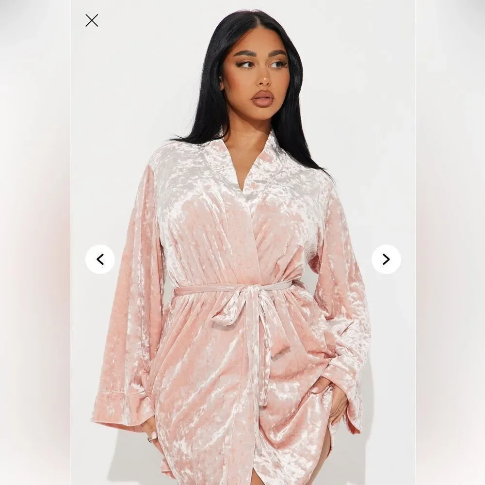 RACHEL VELVET LUXE PJ ROBE SET